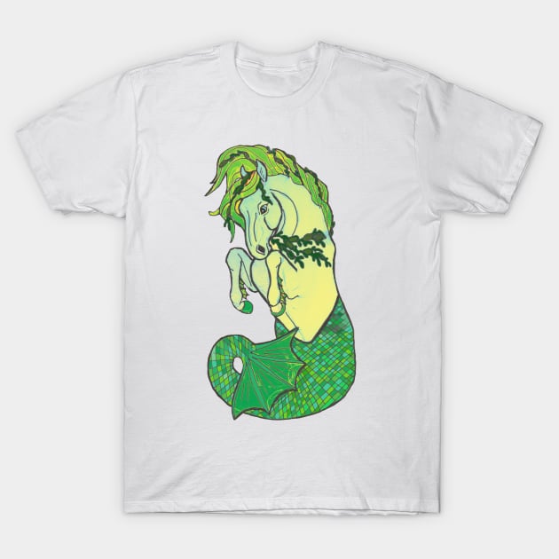 Mermaid Horse T-Shirt by Shyflyer